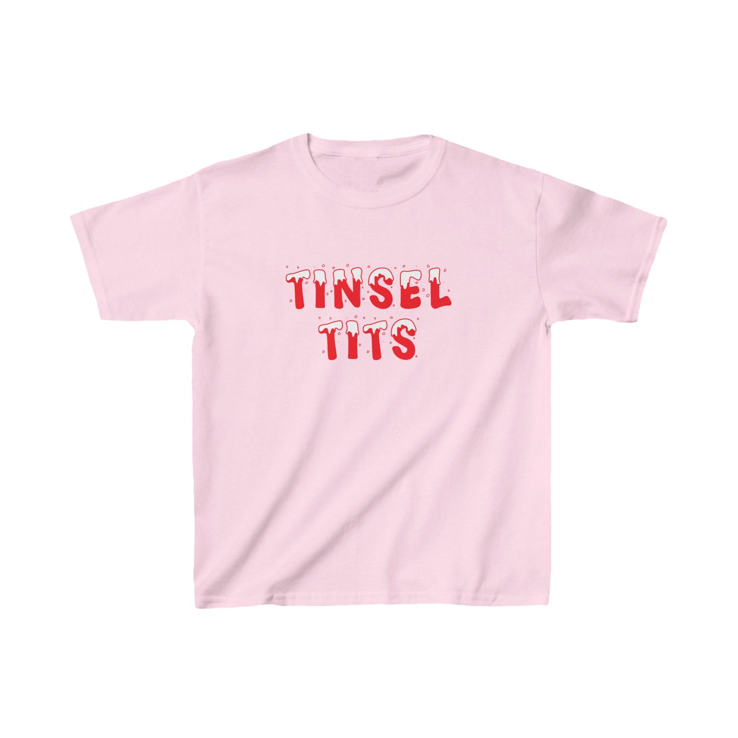 Tinsel Tits Christmas Baby Tee