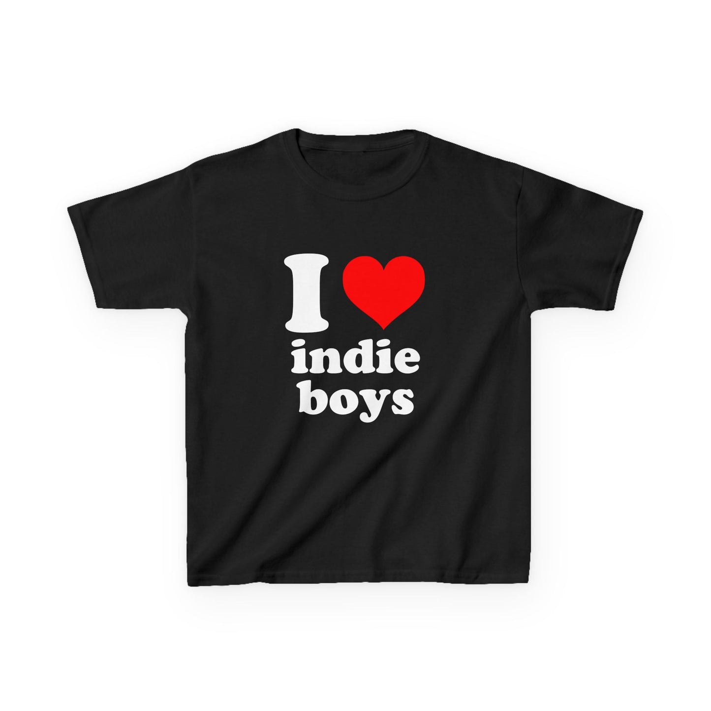 I Love Indie Boys Baby Tee