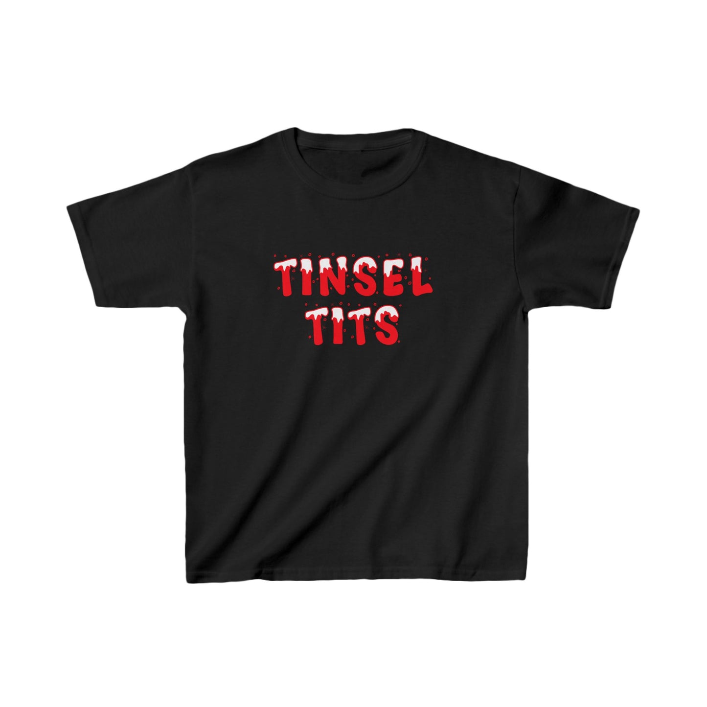 Tinsel Tits Christmas Baby Tee