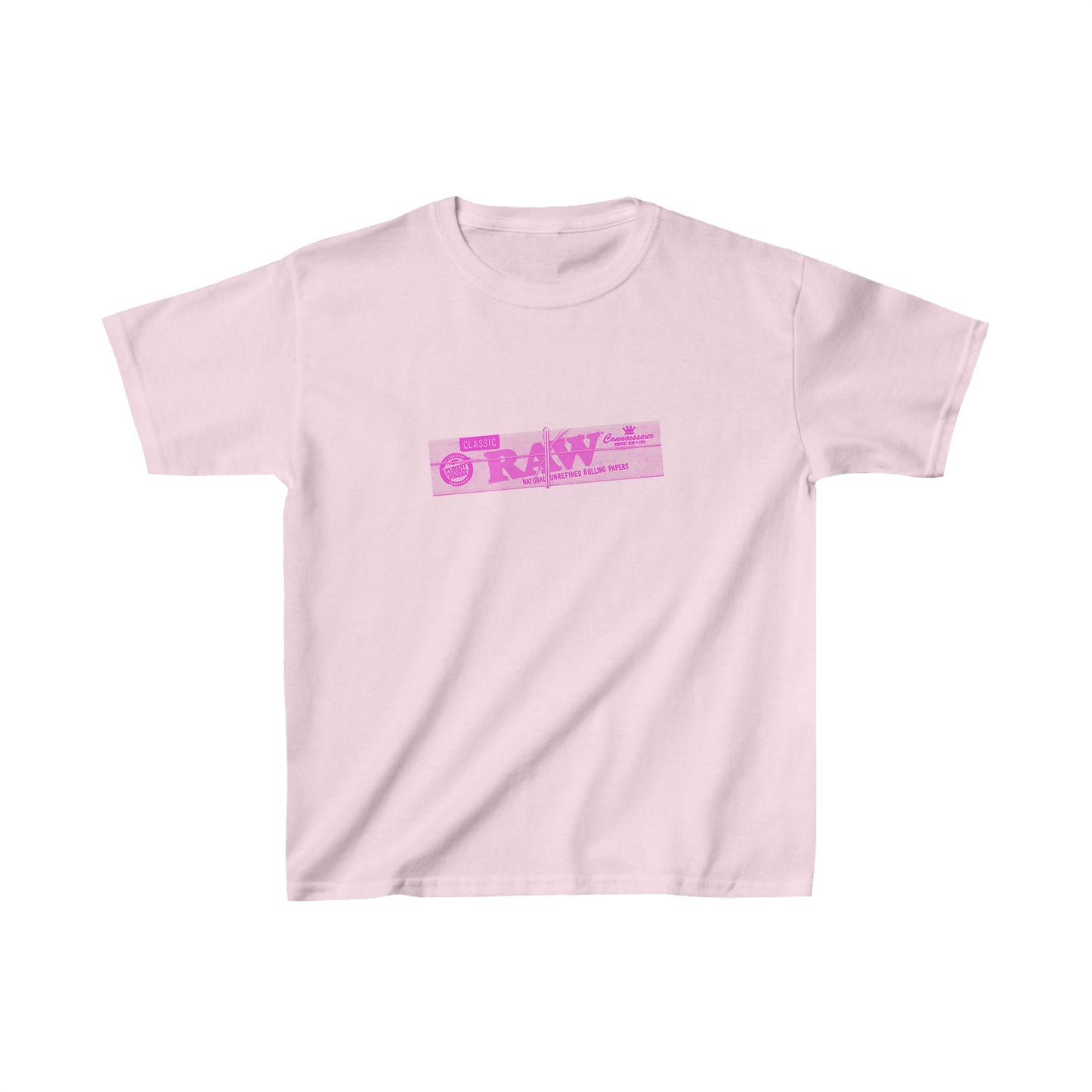 Pink Raw Baby Tee