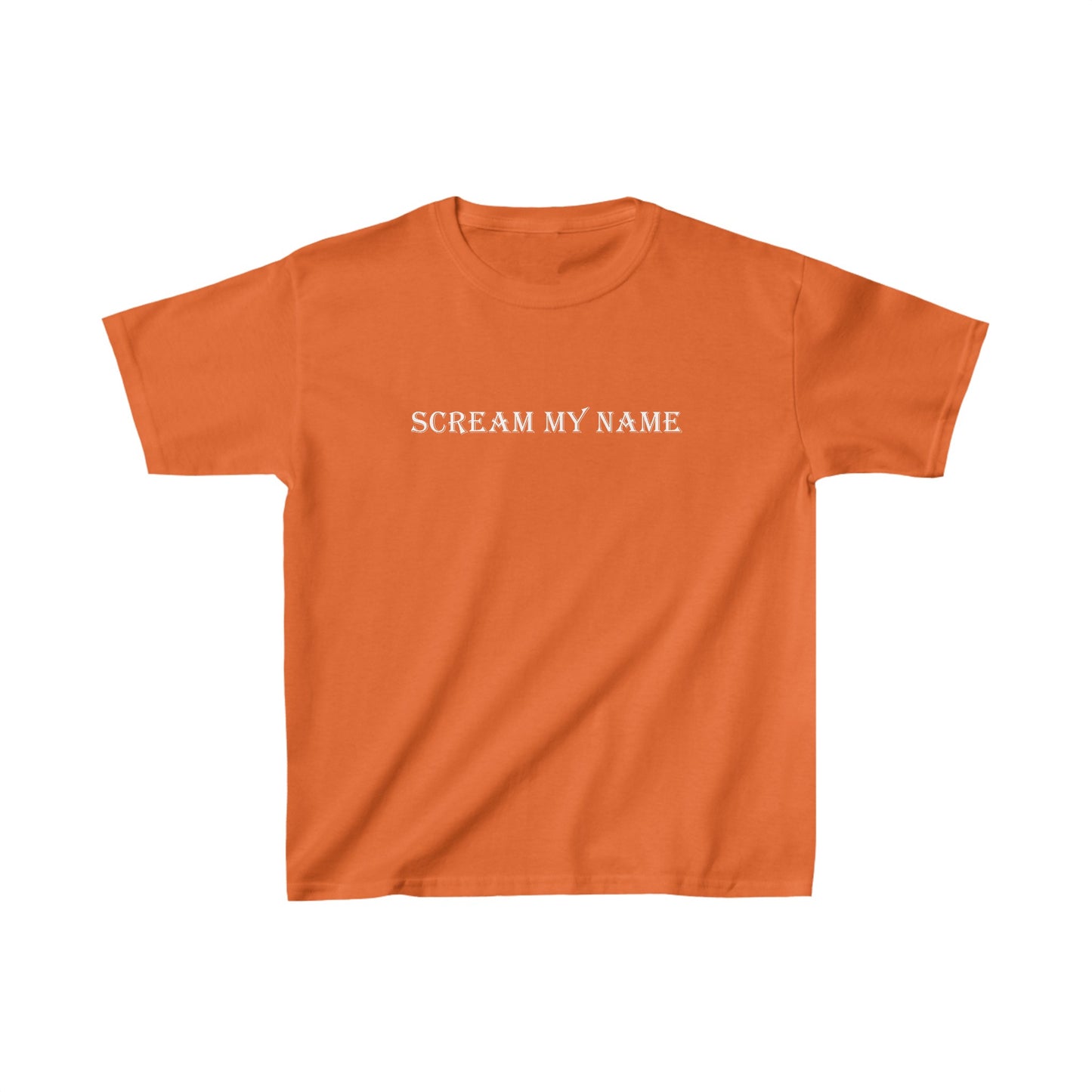 Scream My Name Halloween Baby Tee