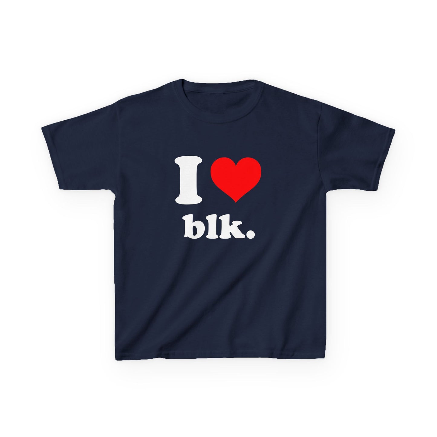 I Love blk. Baby Tee