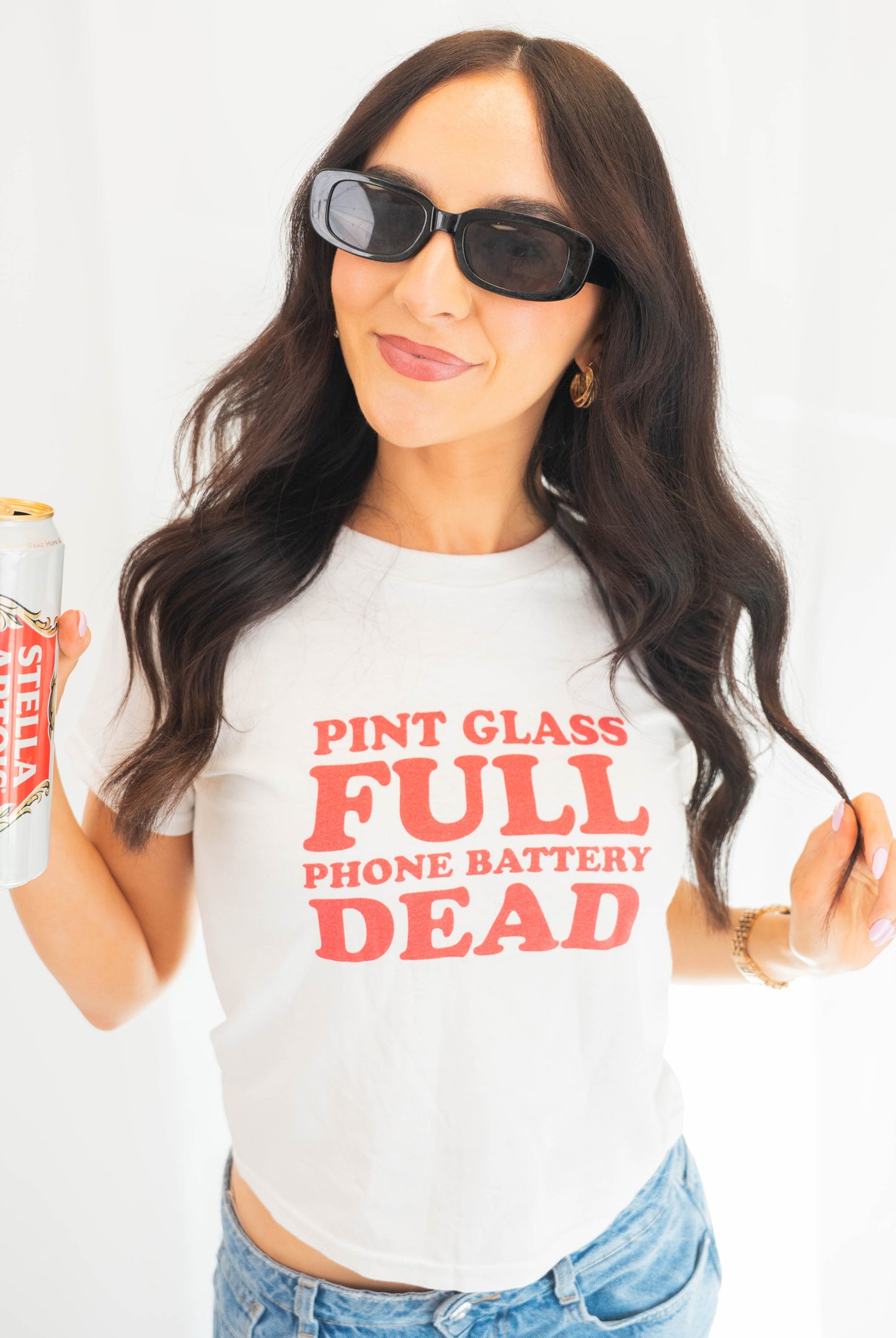 Pint Glass Full Baby Tee