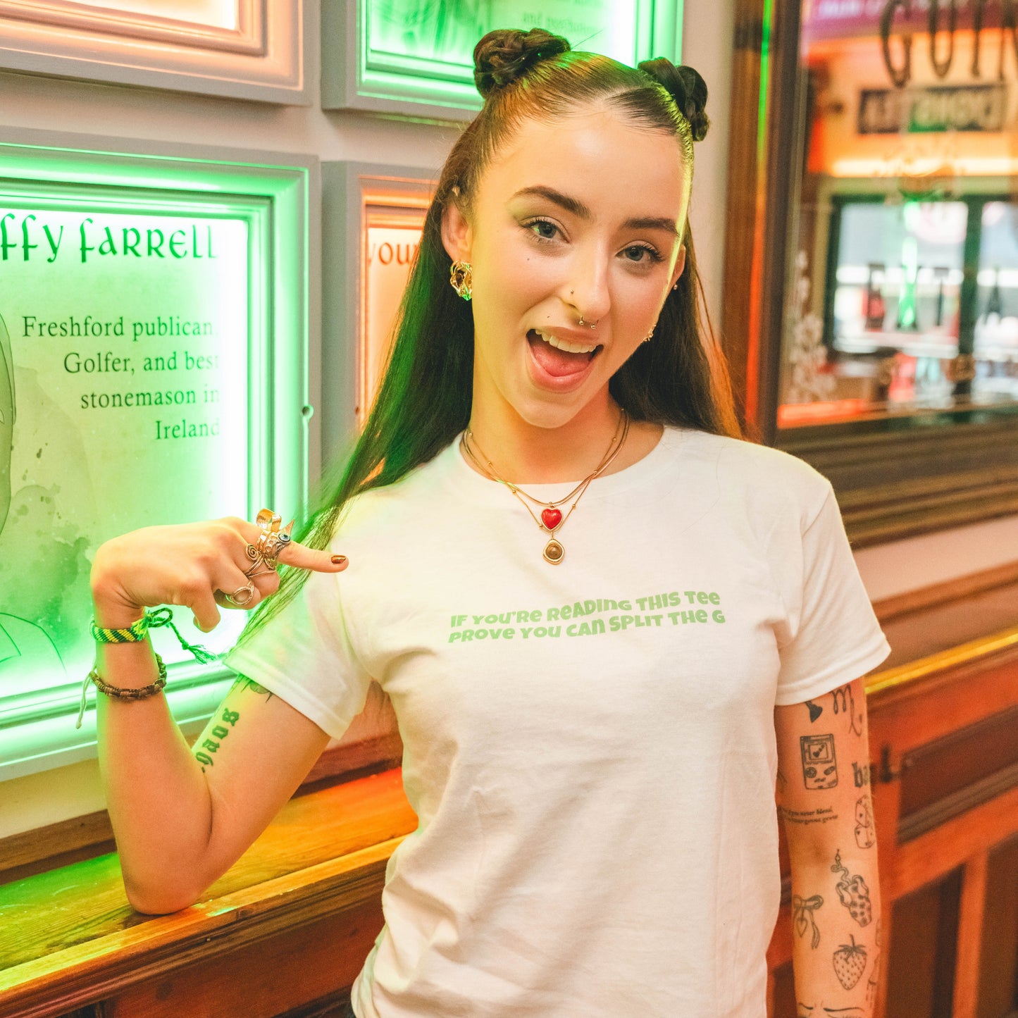 Split the G Baby Tee