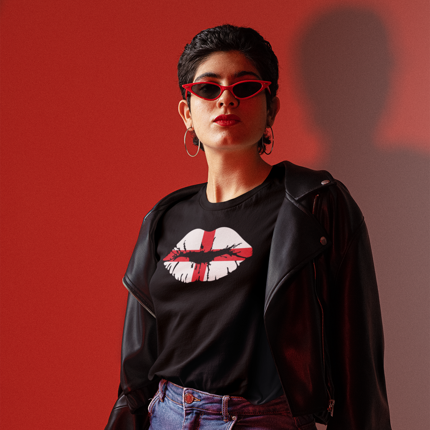 English Lips Baby Tee