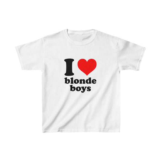 I Love Blonde Boys Baby Tee