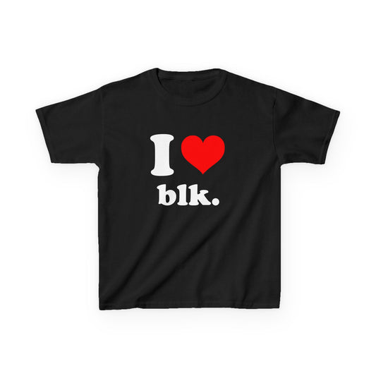 I Love blk. Baby Tee
