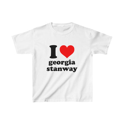 I Love Georgia Stanway Baby Tee