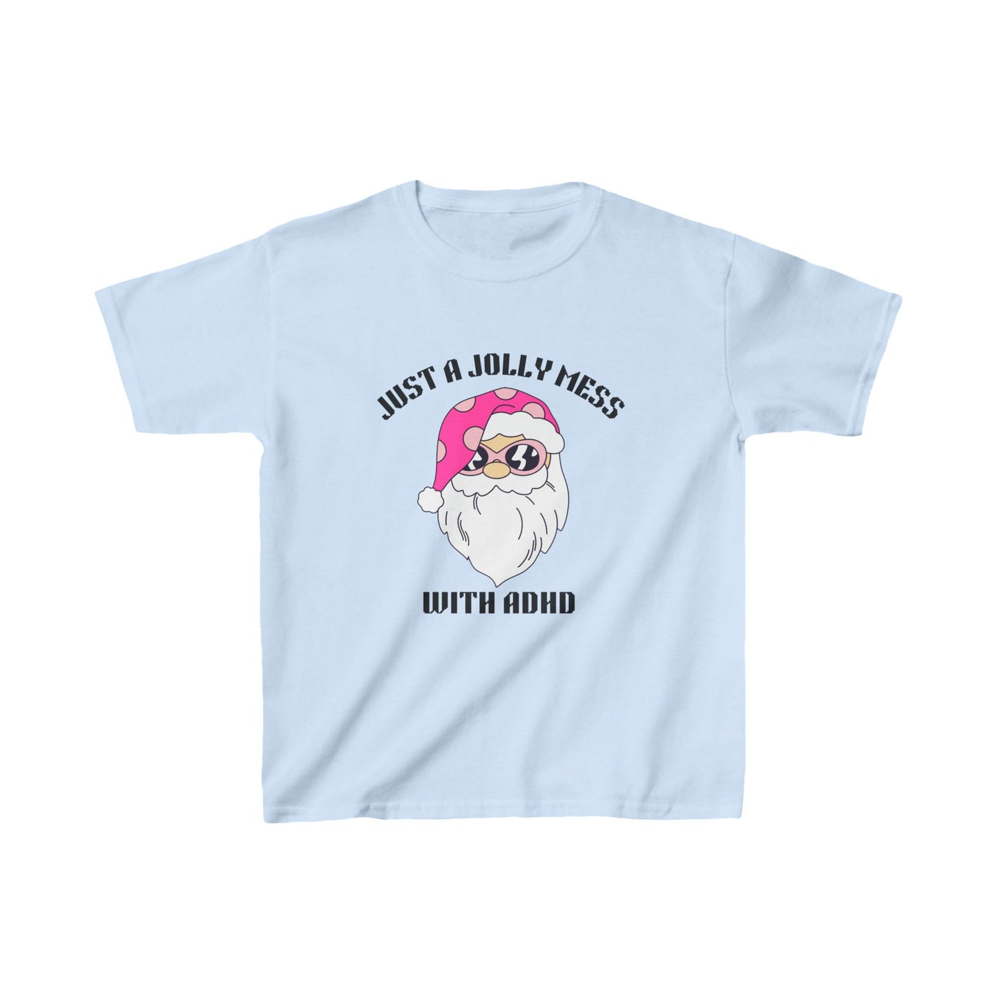 Just a Jolly Mess With ADHD Christmas Baby Tee