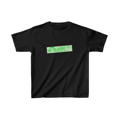 Green Raw Baby Tee