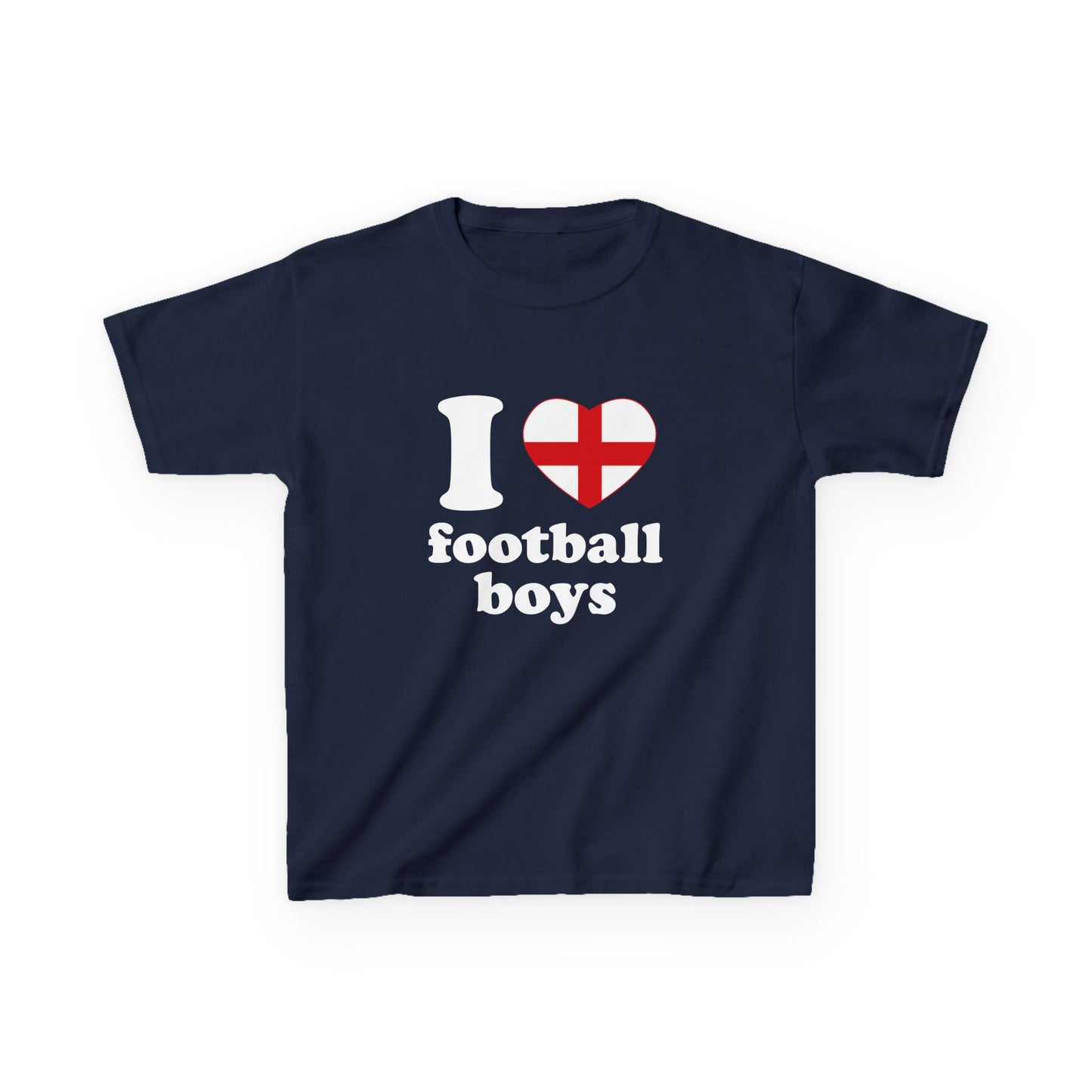 I Love English Football Boys Baby Tee
