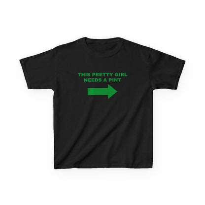 This Pretty Girl Needs a Pint St Paddy's Day Baby Tee