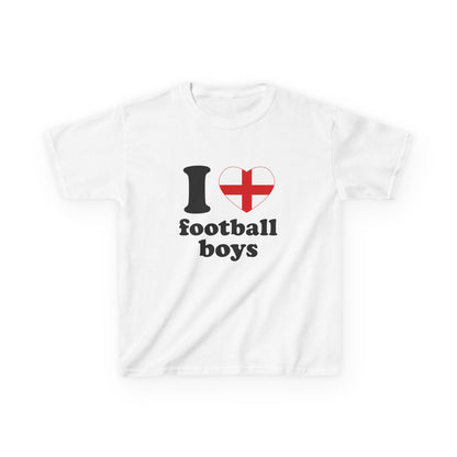 I Love English Football Boys Baby Tee