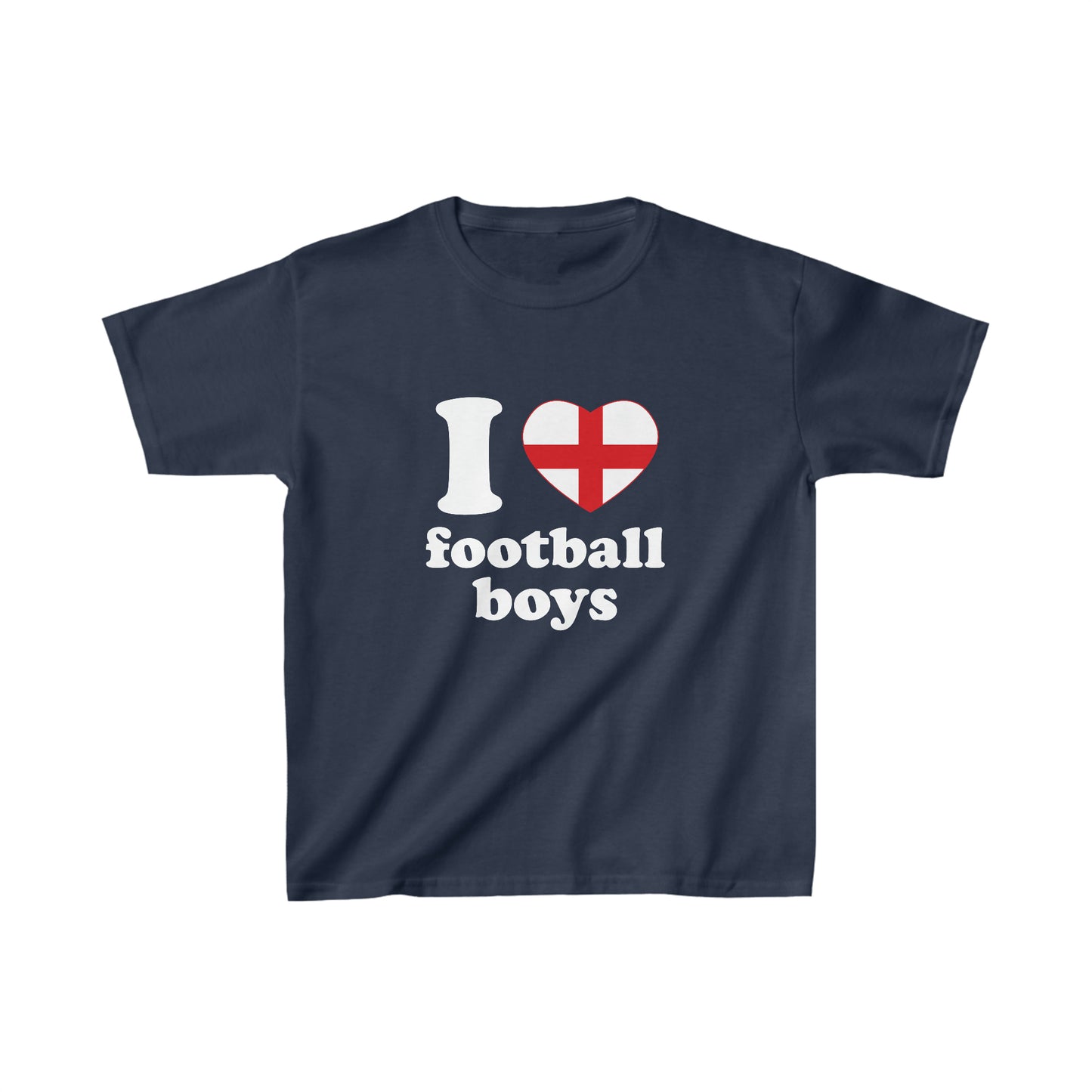 I Love English Football Boys Baby Tee