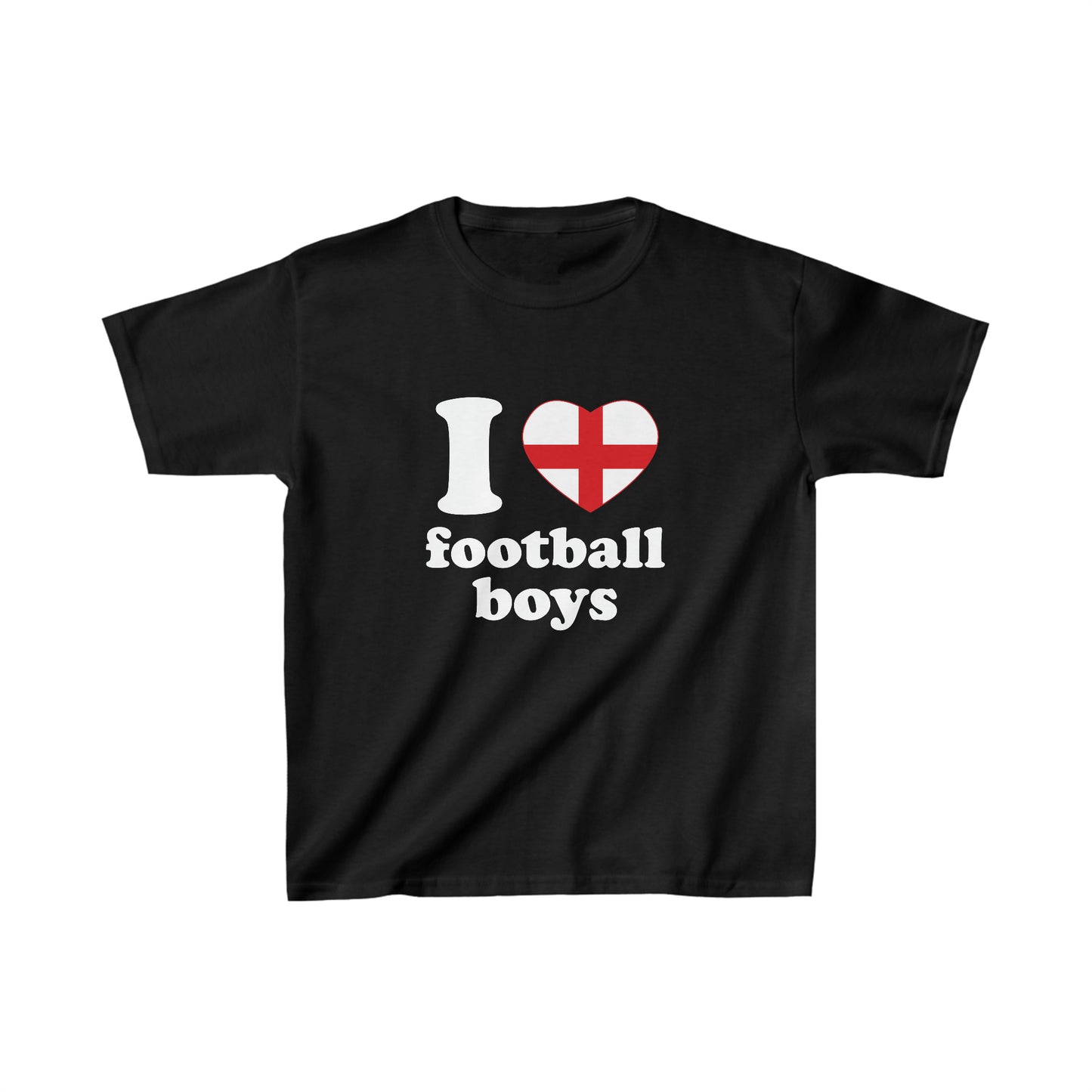 I Love English Football Boys Baby Tee