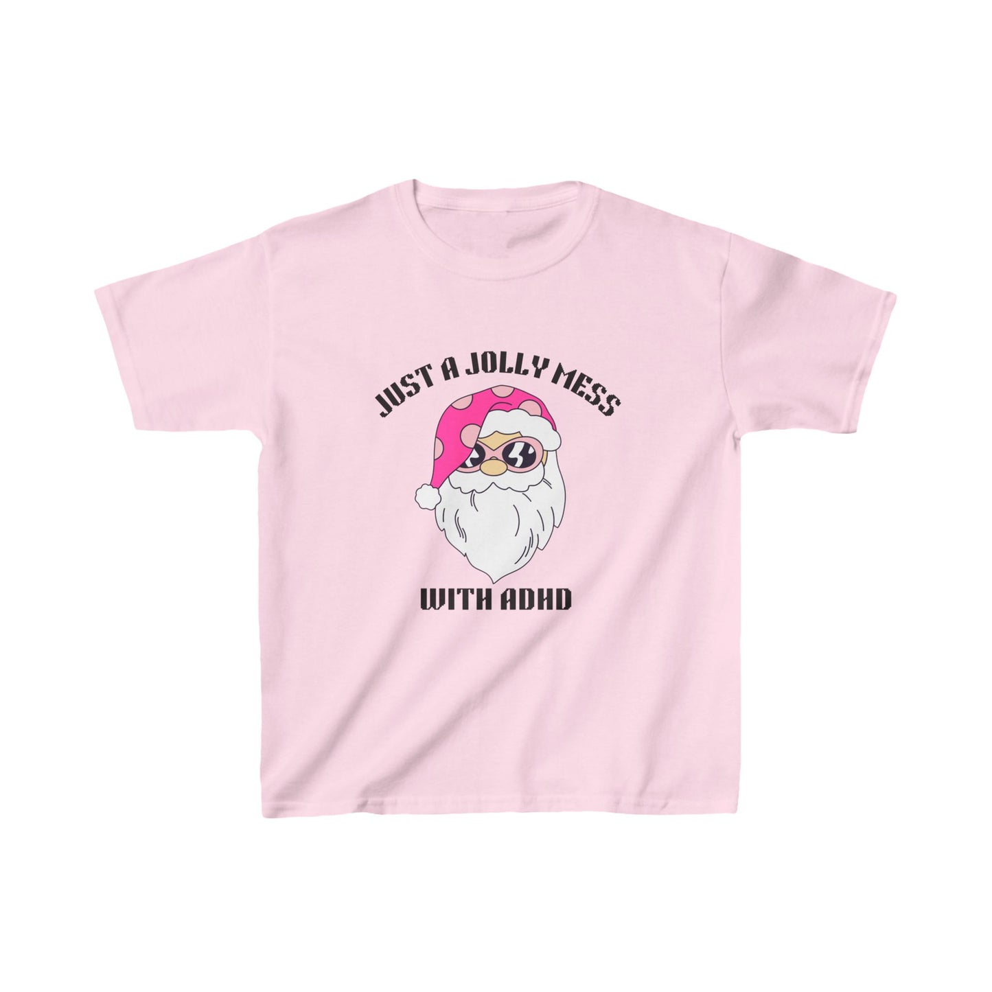 Just a Jolly Mess With ADHD Christmas Baby Tee