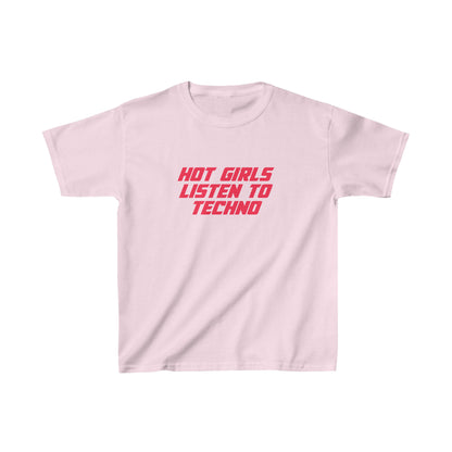 Hot Girls Listen to Techno Baby Tee