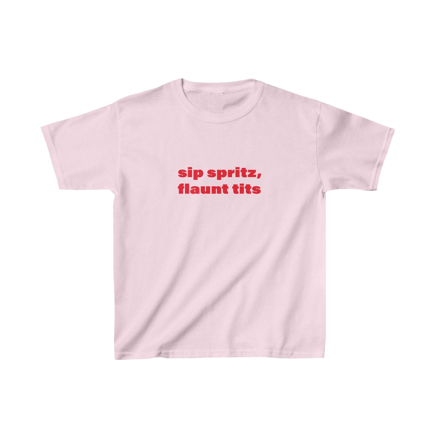 Sip Spritz, Flaunt Tits Baby Tee