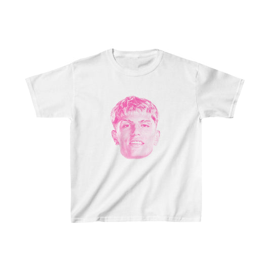 Pink Alejandro Garnacho Baby Tee