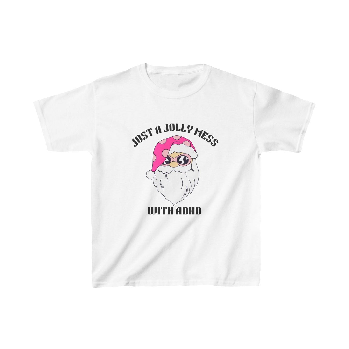 Just a Jolly Mess With ADHD Christmas Baby Tee