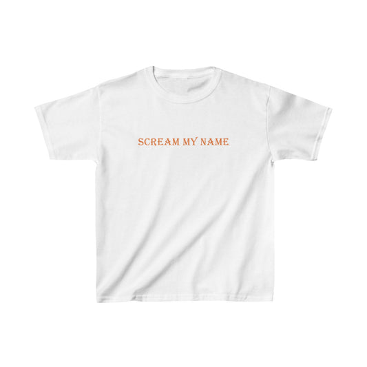 Scream My Name Halloween Baby Tee