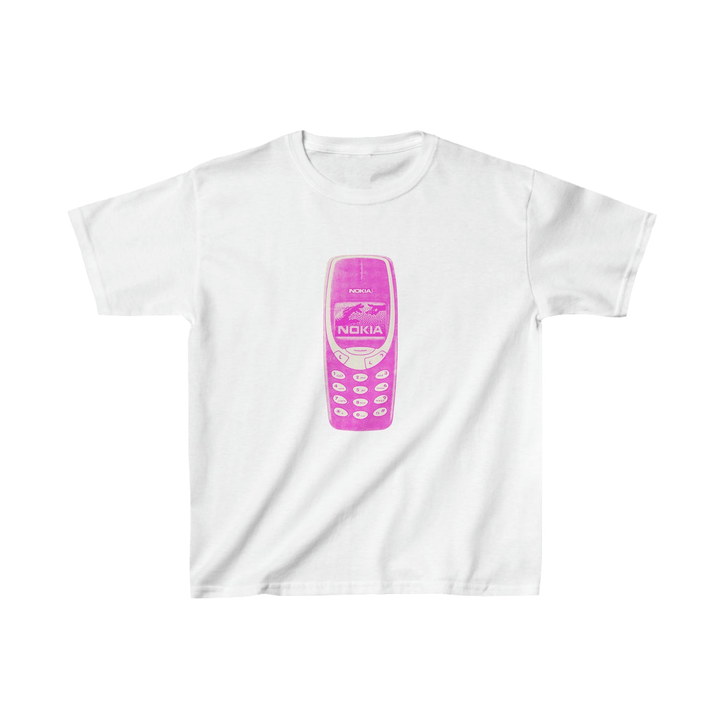 Pink Nokia Baby Tee