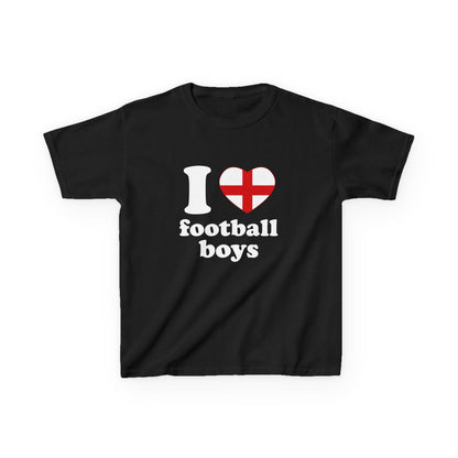 I Love English Football Boys Baby Tee