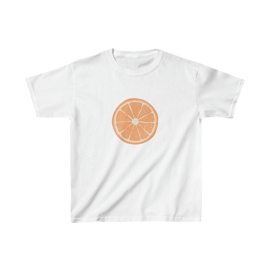 Open Orange Baby Tee