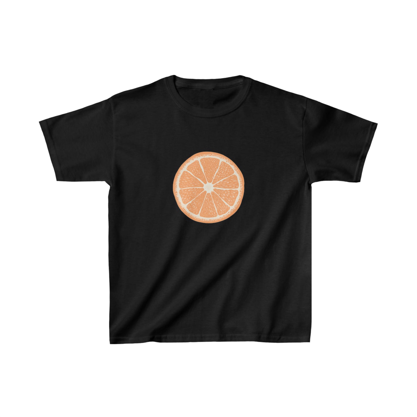 Open Orange Baby Tee