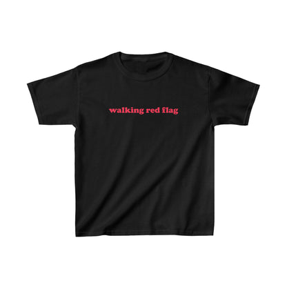 Walking Red Flag Baby Tee