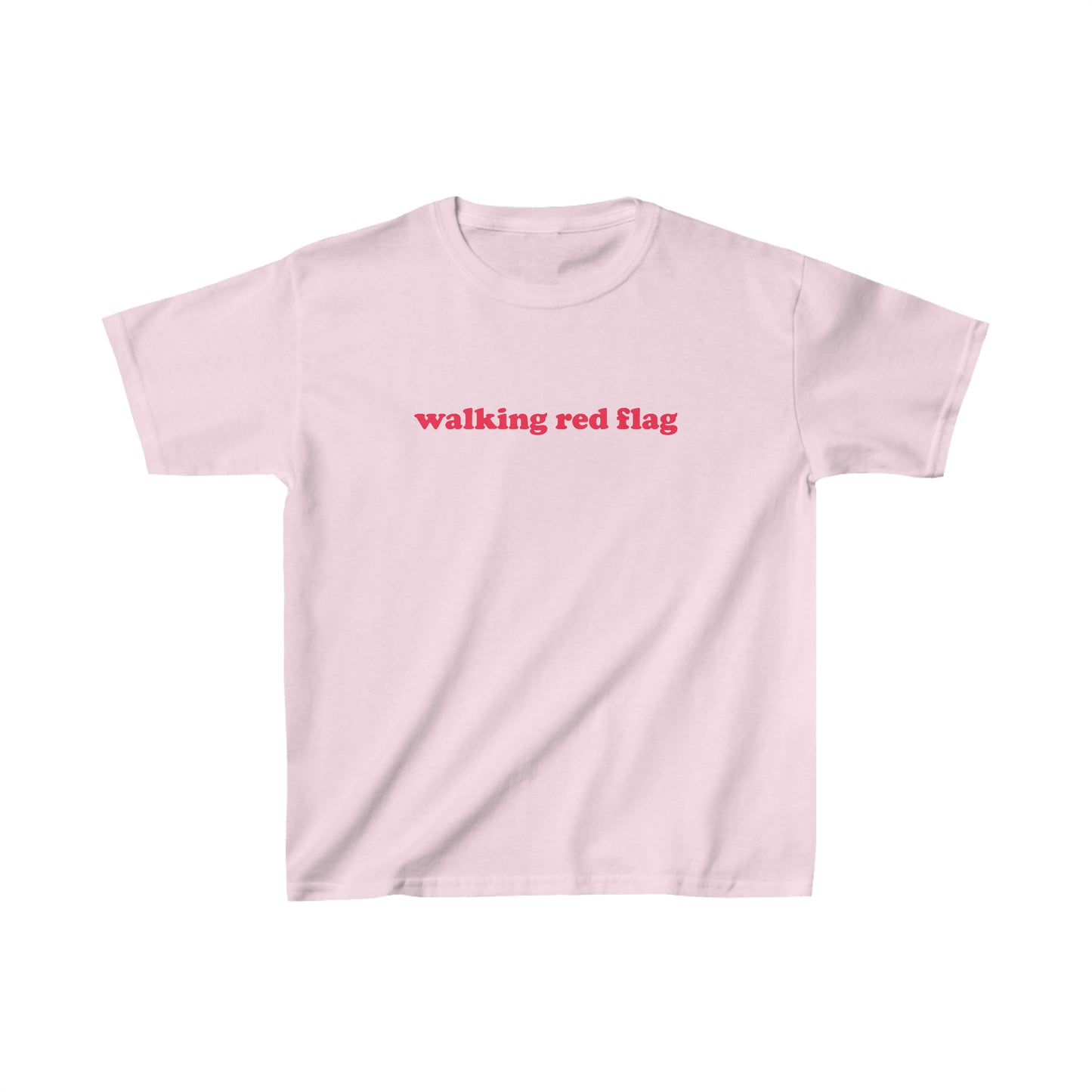 Walking Red Flag Baby Tee