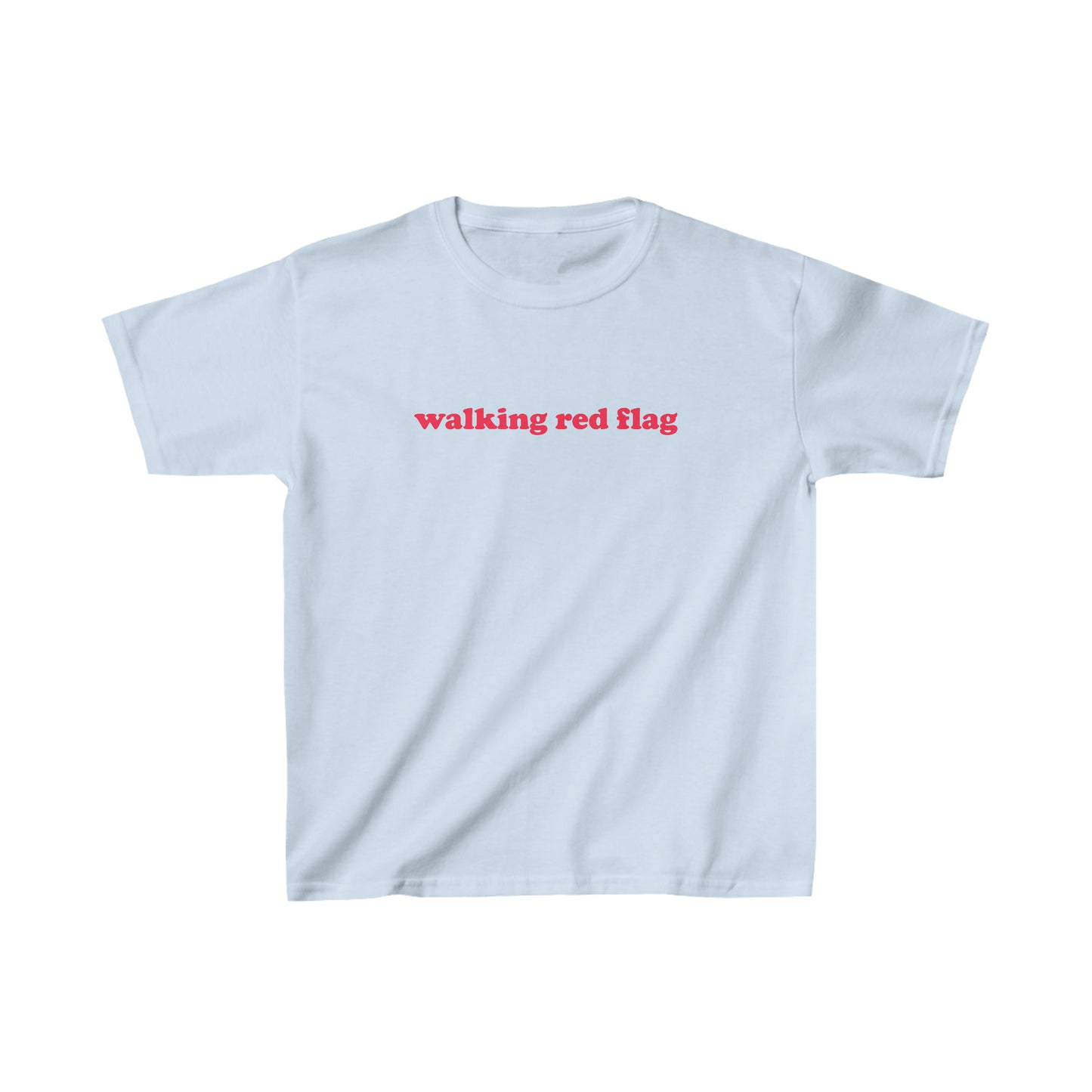 Walking Red Flag Baby Tee