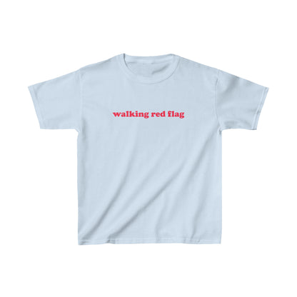 Walking Red Flag Baby Tee