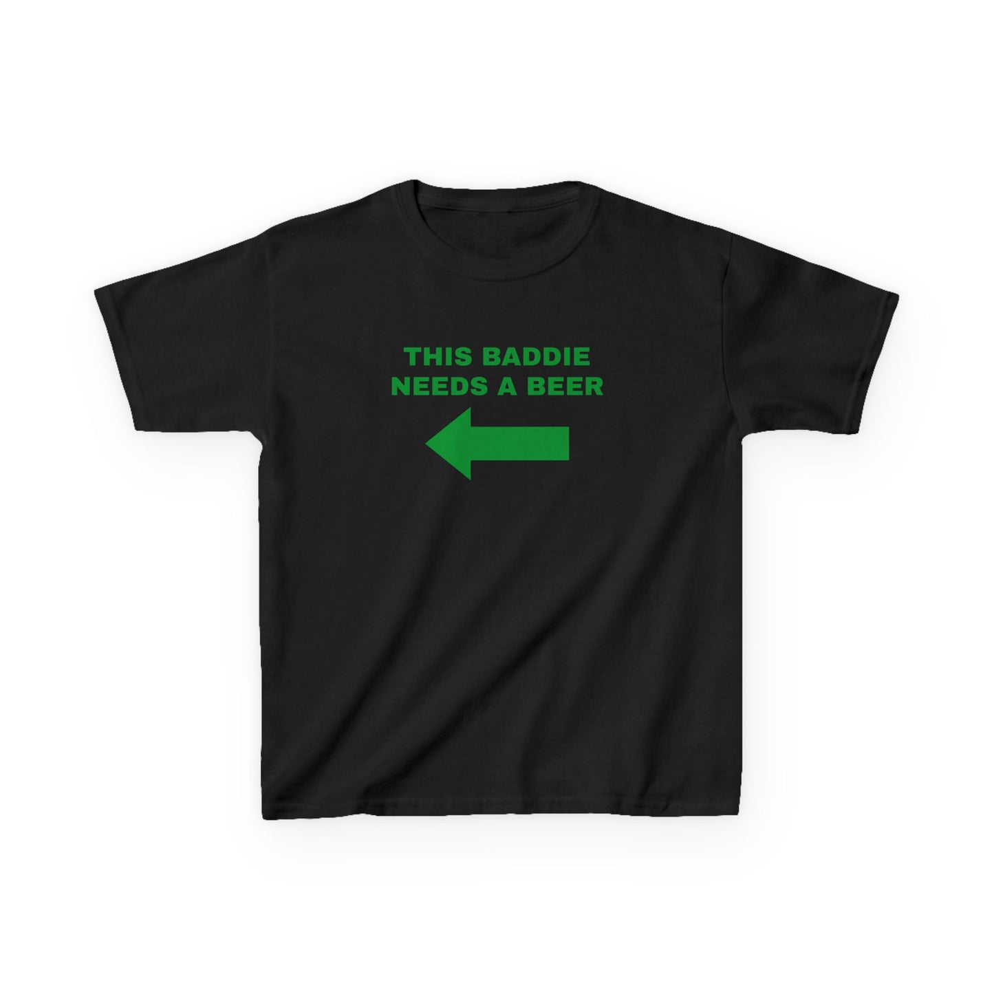 This Baddie Needs a Beer St Paddy's Day Baby Tee