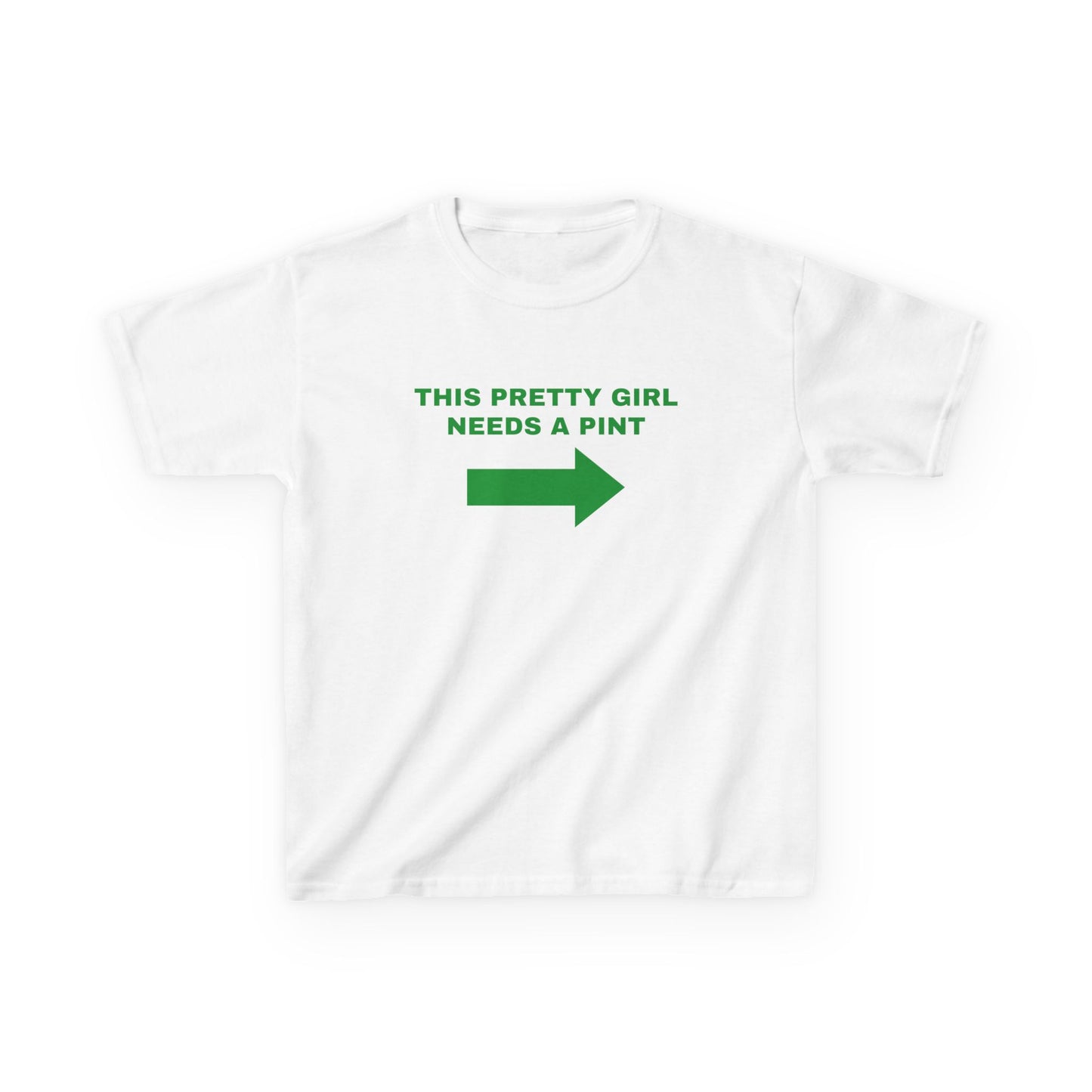 This Pretty Girl Needs a Pint St Paddy's Day Baby Tee