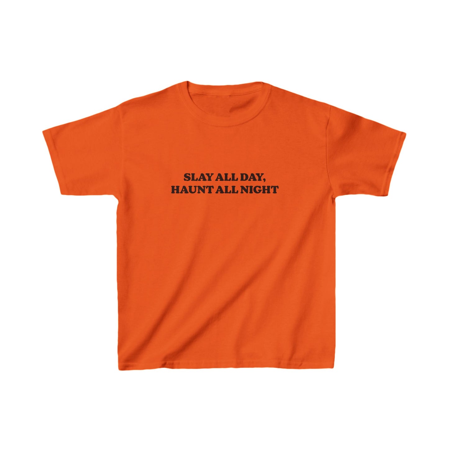 Slay All Day, Haunt All Night Halloween Baby Tee