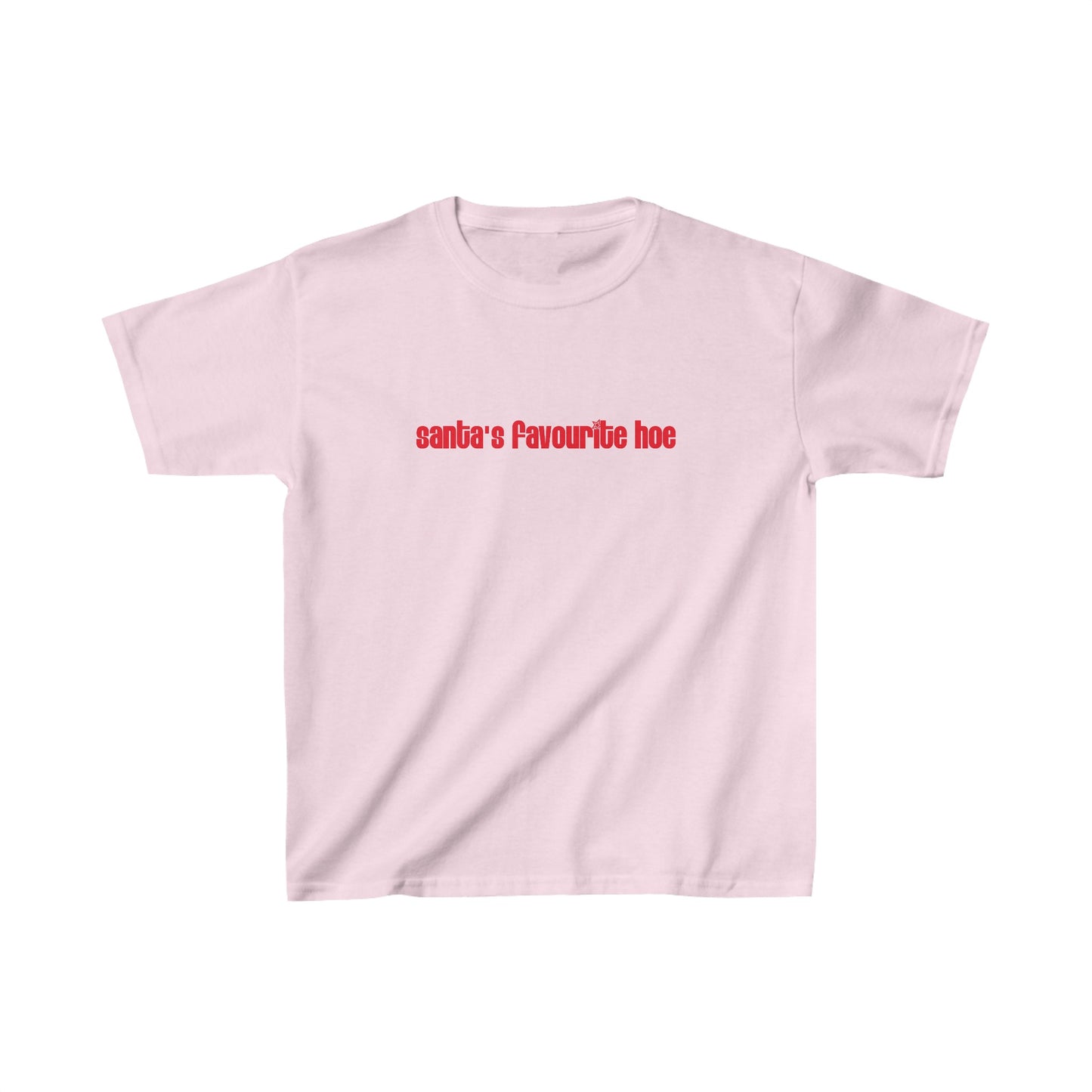 Santa's Favourite Hoe Christmas Baby Tee