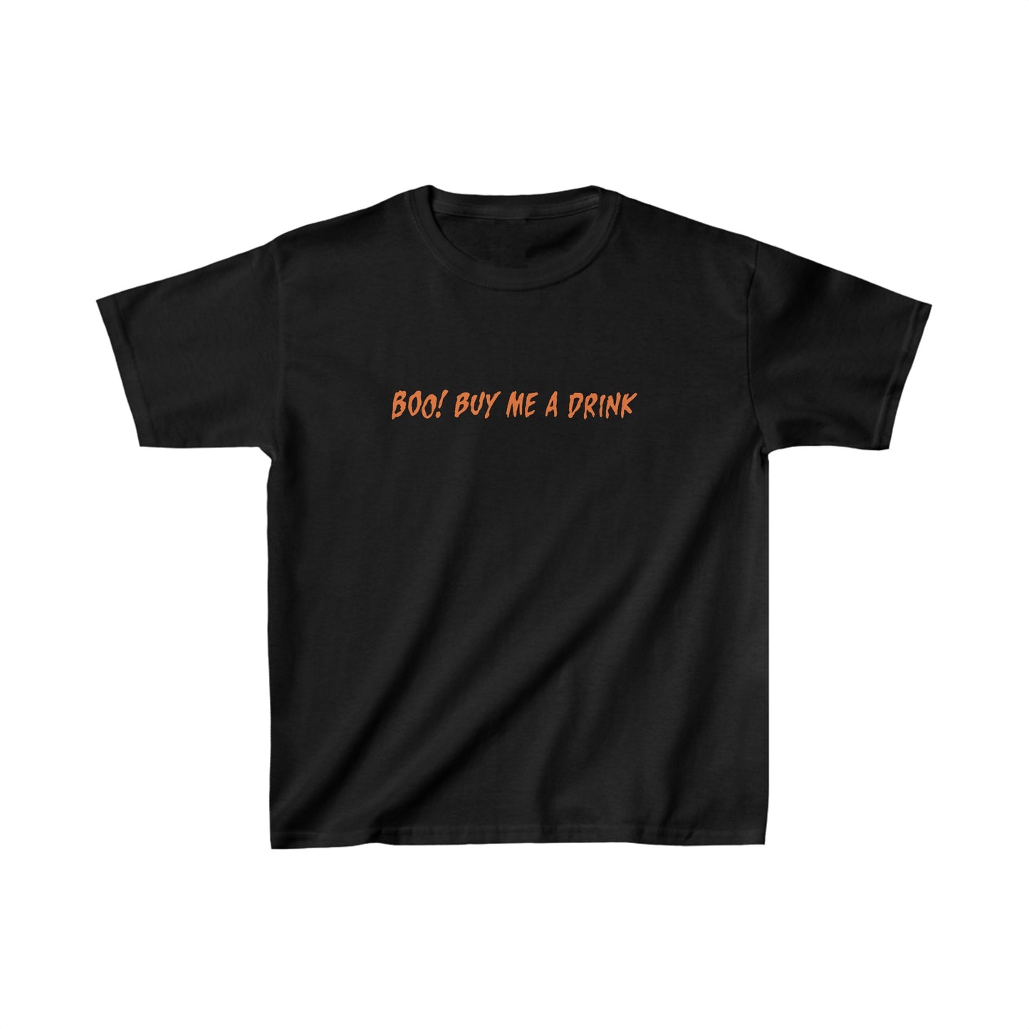 Boo! Buy Me a Drink Halloween Baby Tee