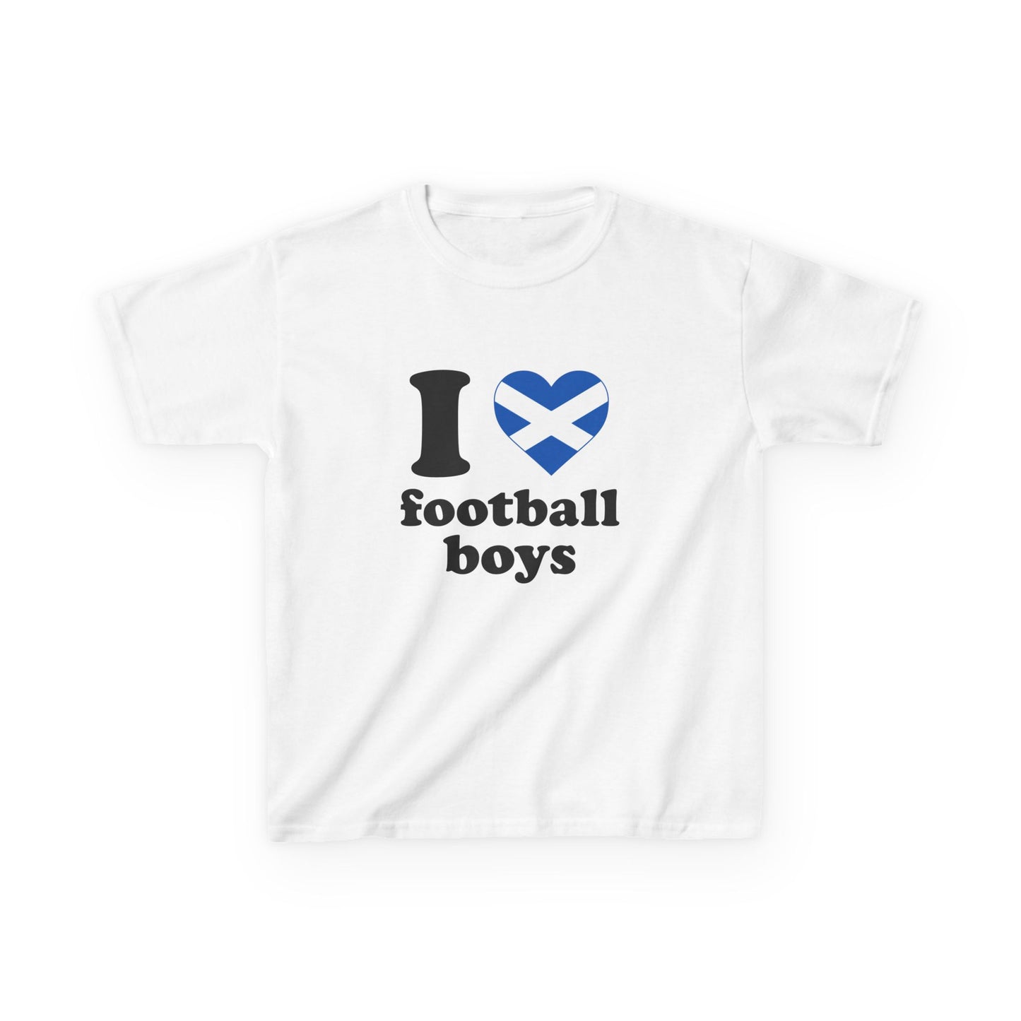 I Love Scottish Football Boys Baby Tee