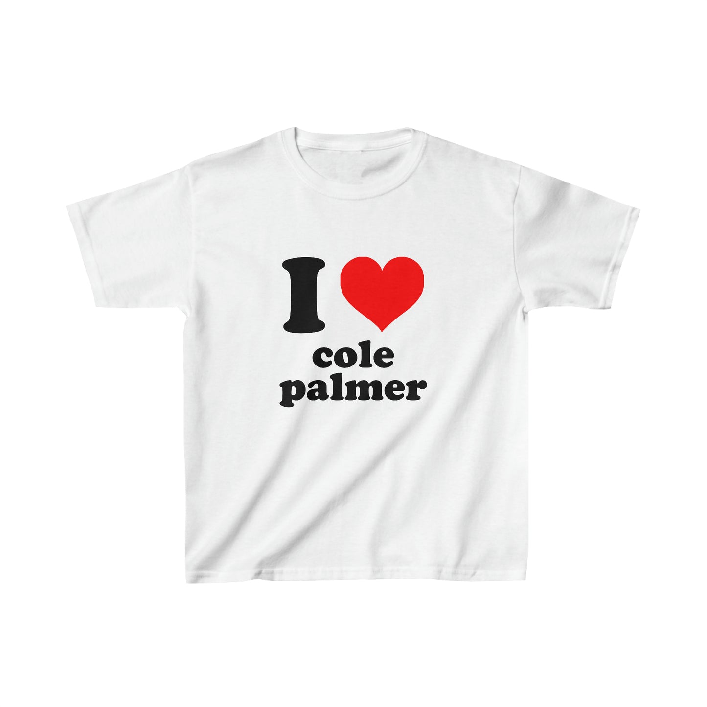 I Love Cole Palmer Baby Tee