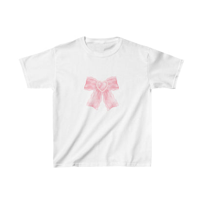 Pink Pastel Bow Baby Tee