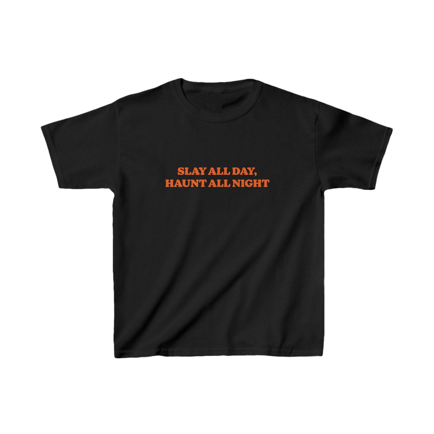 Slay All Day, Haunt All Night Halloween Baby Tee