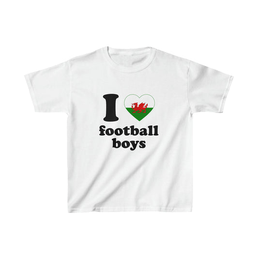 I Love Welsh Football Boys Baby Tee