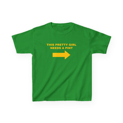 This Pretty Girl Needs a Pint St Paddy's Day Baby Tee
