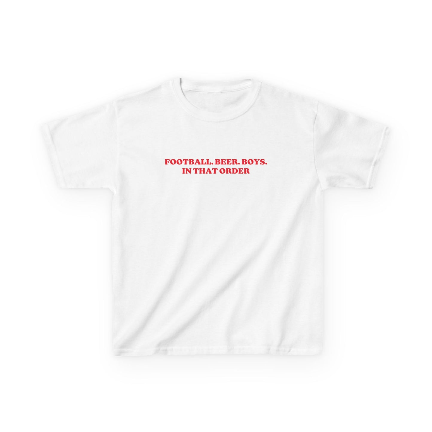 Football, Beer & Boys Baby Tee