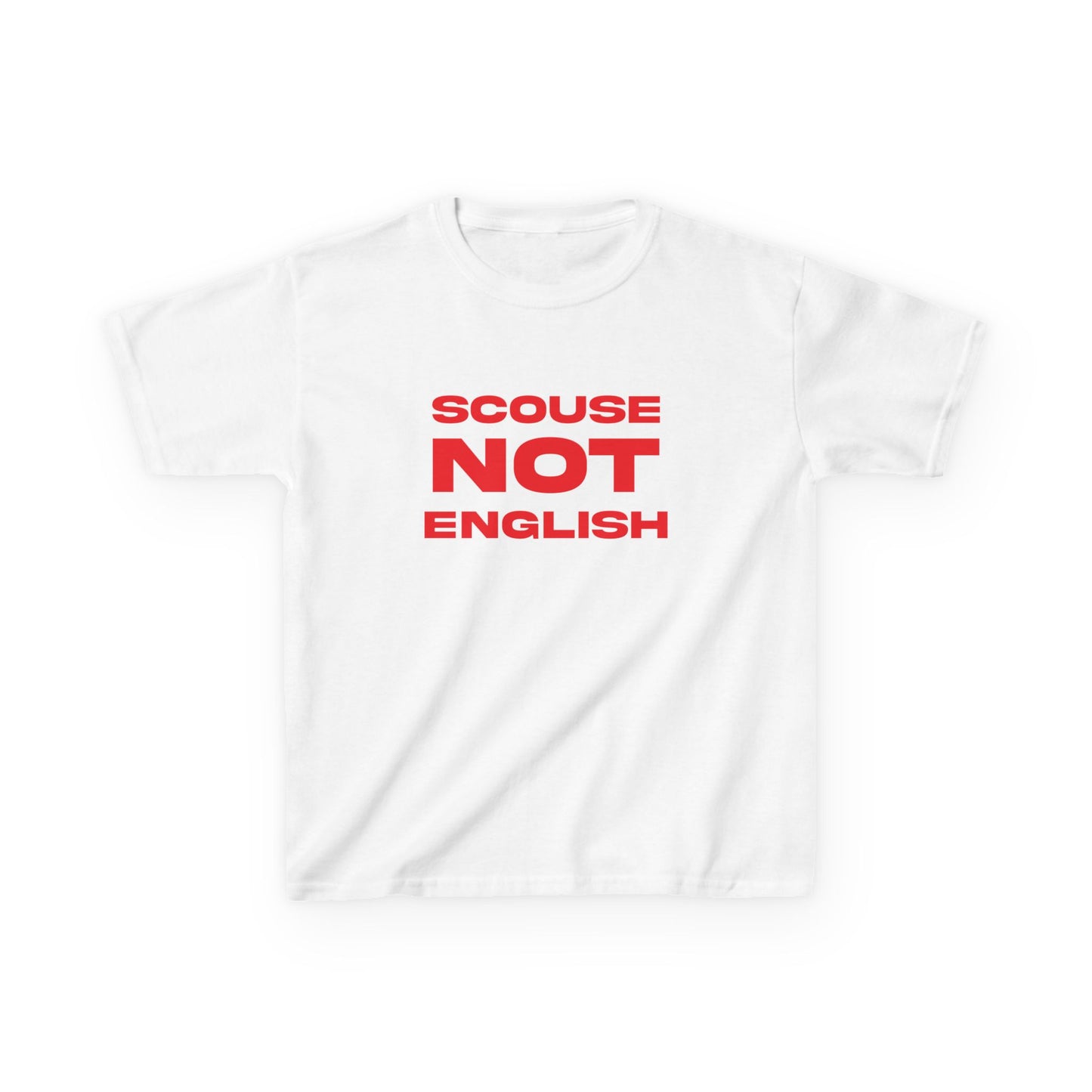 Scouse Not English Baby Tee
