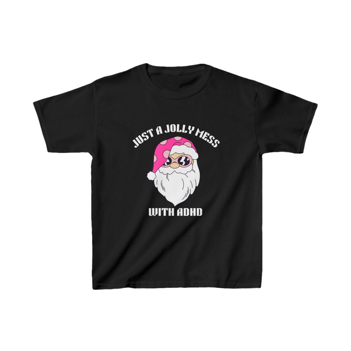 Just a Jolly Mess With ADHD Christmas Baby Tee