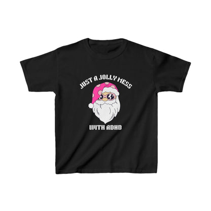 Just a Jolly Mess With ADHD Christmas Baby Tee