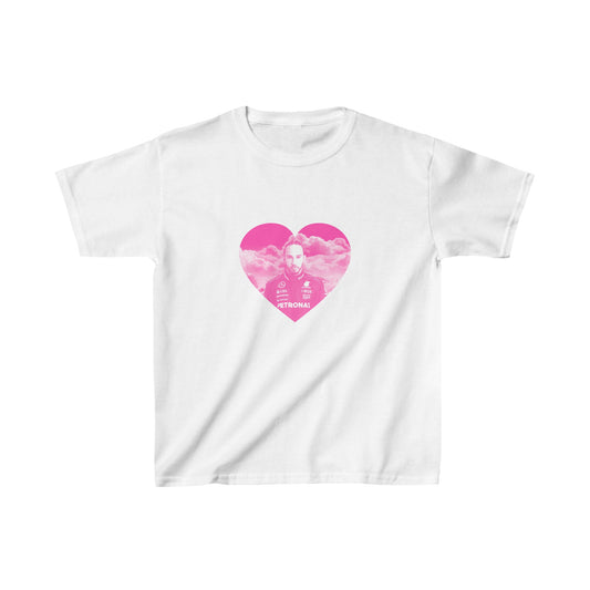 Lewis Hamilton Pink Heart Baby Tee