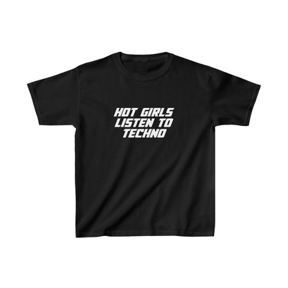 Hot Girls Listen to Techno Baby Tee